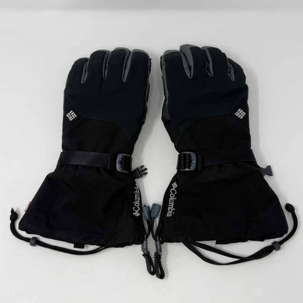 Columbia Inferno Range OutDry Waterproof Men's S Ski Gloves Black Grey SM9506